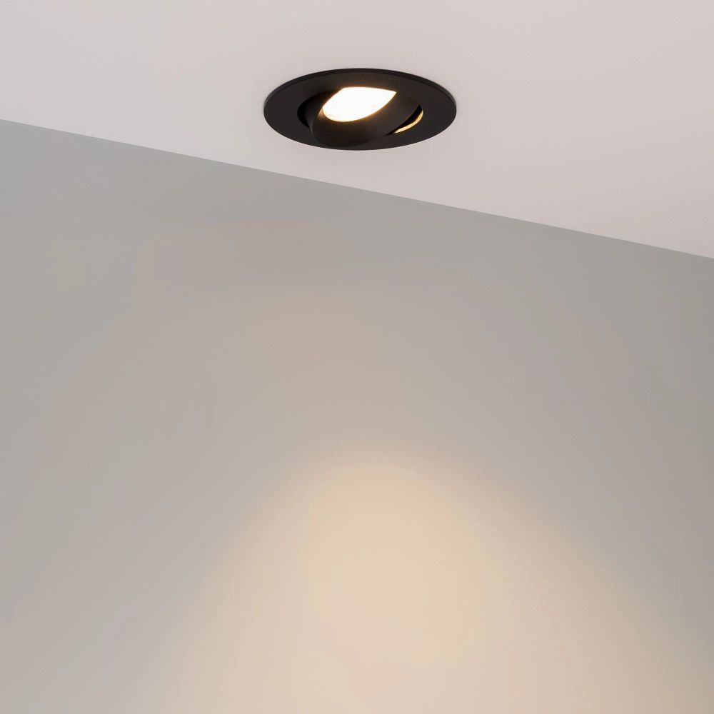 Светильник MS-ATOLL-BUILT-TURN-R94-10W Warm3000 (BK, 60 deg, 230V) (Arlight, IP54 Металл, 5 лет) 041574