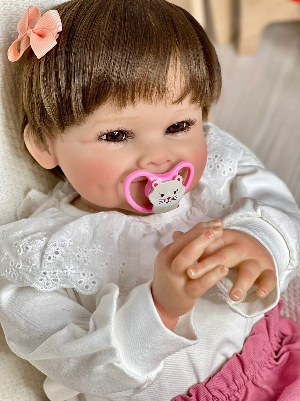 Кукла Реборн мягконабивная 60см (FA-966)