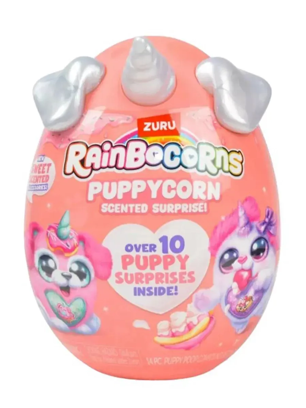 Мягкая игрушка сюрприз яйцо Зуру Rainbocorns Puppycorn