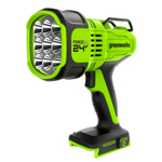 LED-прожектор (поисковый фонарь) акк. Greenworks G24SL, 24V, 3000 лм, дальность до 700 м, скоба, без АКБ и ЗУ