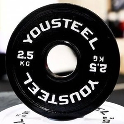 Стальной диск 2.5 кг, черный