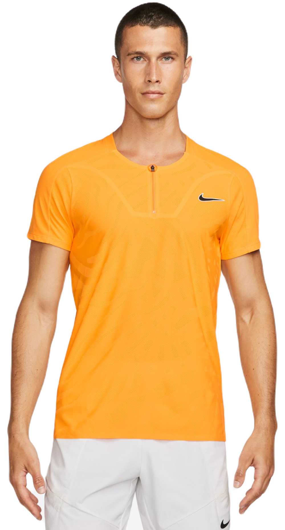 Мужское теннисное поло Nike Court Dri-Fit Slam Tennis Polo - sundial/black