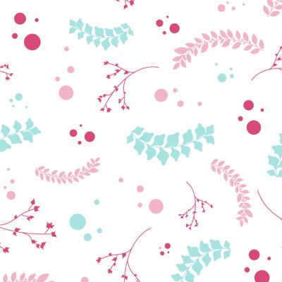 Яркий нежный цветочный принт