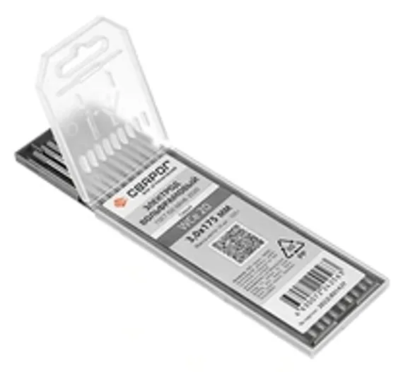 Вольфрамовые электроды Сварог WTh 20 1×175 мм