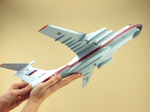 Модель самолета Ил-76ТД (М1:100, МЧС России, RA-76845, Михаил Водопьянов)
