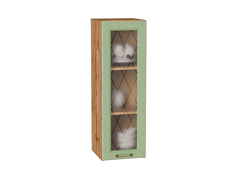 Шкаф верхний с 1-ой остекленной дверцей Ницца