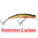 Воблер Минноу MACHNO 90mm, цвет 018 (карась), 2 штуки