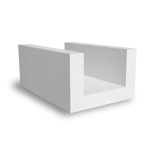 Блок "Поревит" стеновой, U-образный БПU-300