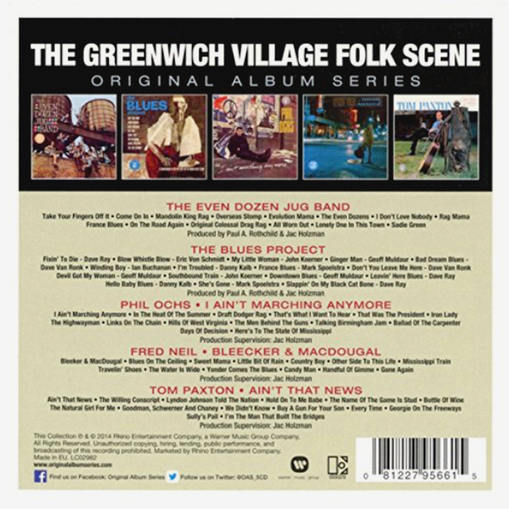 The Greenwich Village Folk Scene / Original Album Series (5CD)