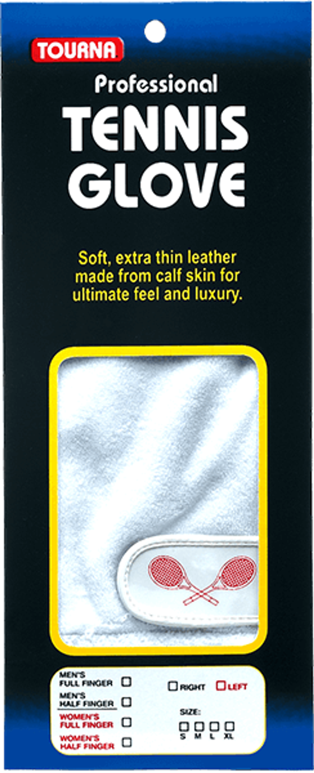 Rekaw kompresyjny Tourna Unique Half Finger Mens Glove Left