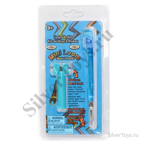 Набор для плетения браслетов из резинок "Министанок с крючком", розовый И