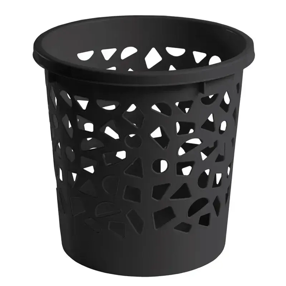 КОРЗИНА ДЛЯ МУСОРА ДИАМЕТР 260 ММ, ВЫСОТА 260 ММ (черный) (комплект 15 шт)