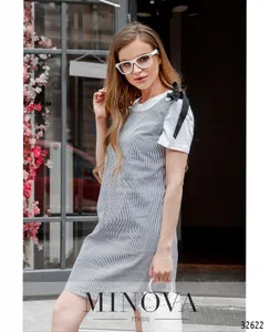 Сарафан 8585-черный Minova