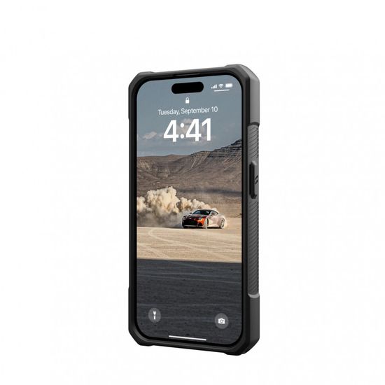 Чехол Uag Monarch для iPhone 15 Pro 6.1", цвет черный (Kevlar-Black)