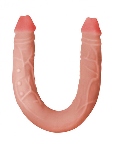 Двусторонний фаллоимитатор Wild Instinct ,47,6 см (Цвет: телесный)