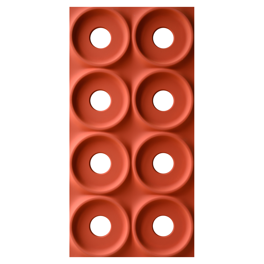 PU Block panel Red Круги