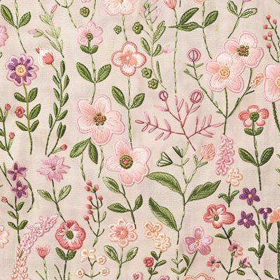 Вышитые цветы