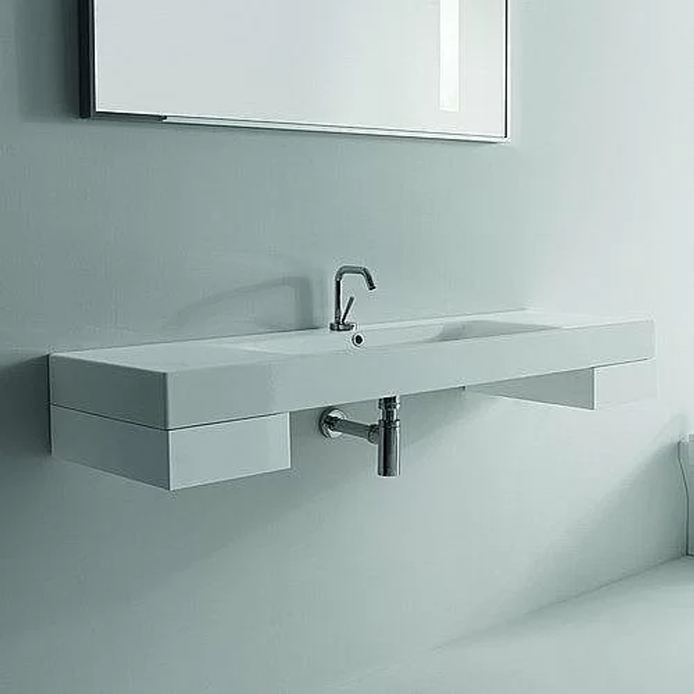 Раковина Kerasan Cento 140 353501*1 белая