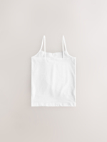 Майка на бретельках для девочки Next AB4-637, 10 шт., Белый