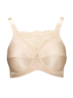 Бюстгальтер 80F с высоким декольте без косточек после мастэктомии