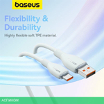 Кабель Baseus 100W 2m Stellar White (P10355703221-01)