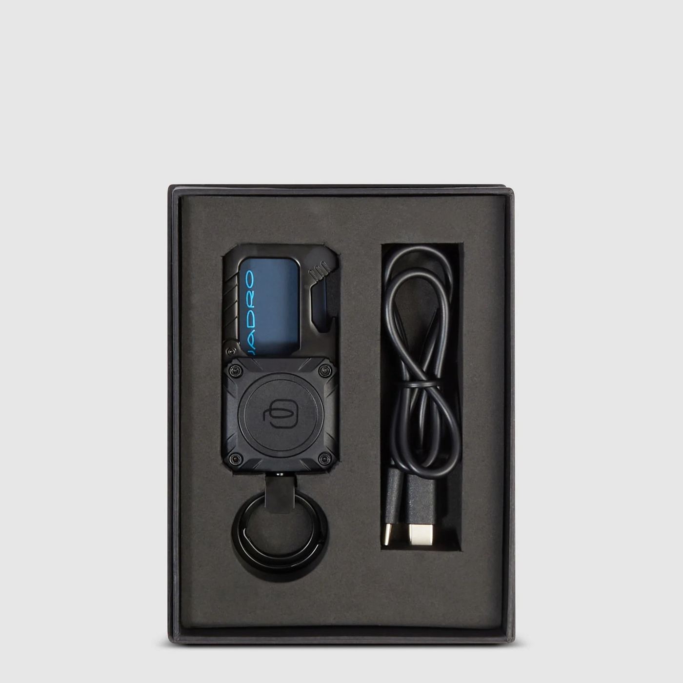 Брелок с трекером Piquadro/Nero