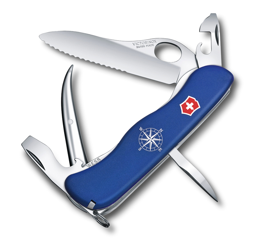 Нож Victorinox Skipper Pro, 111 мм, 12 функций, синий, 0.8503.2MW