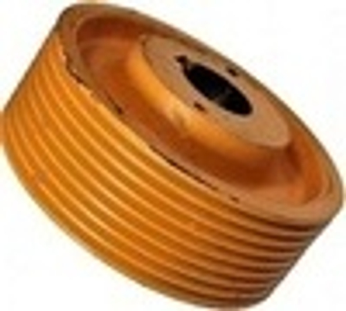 Канатоведущий шкив  Ø 240 мм канавок 8 х канат 6мм V 50° L.86 мм шаг  10 мм для лебедки G300 T1 (с упрочнением)