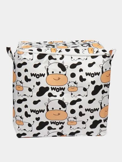 Корзина для хранения игрушек, контейнер 50*45*55см, Теленок Му