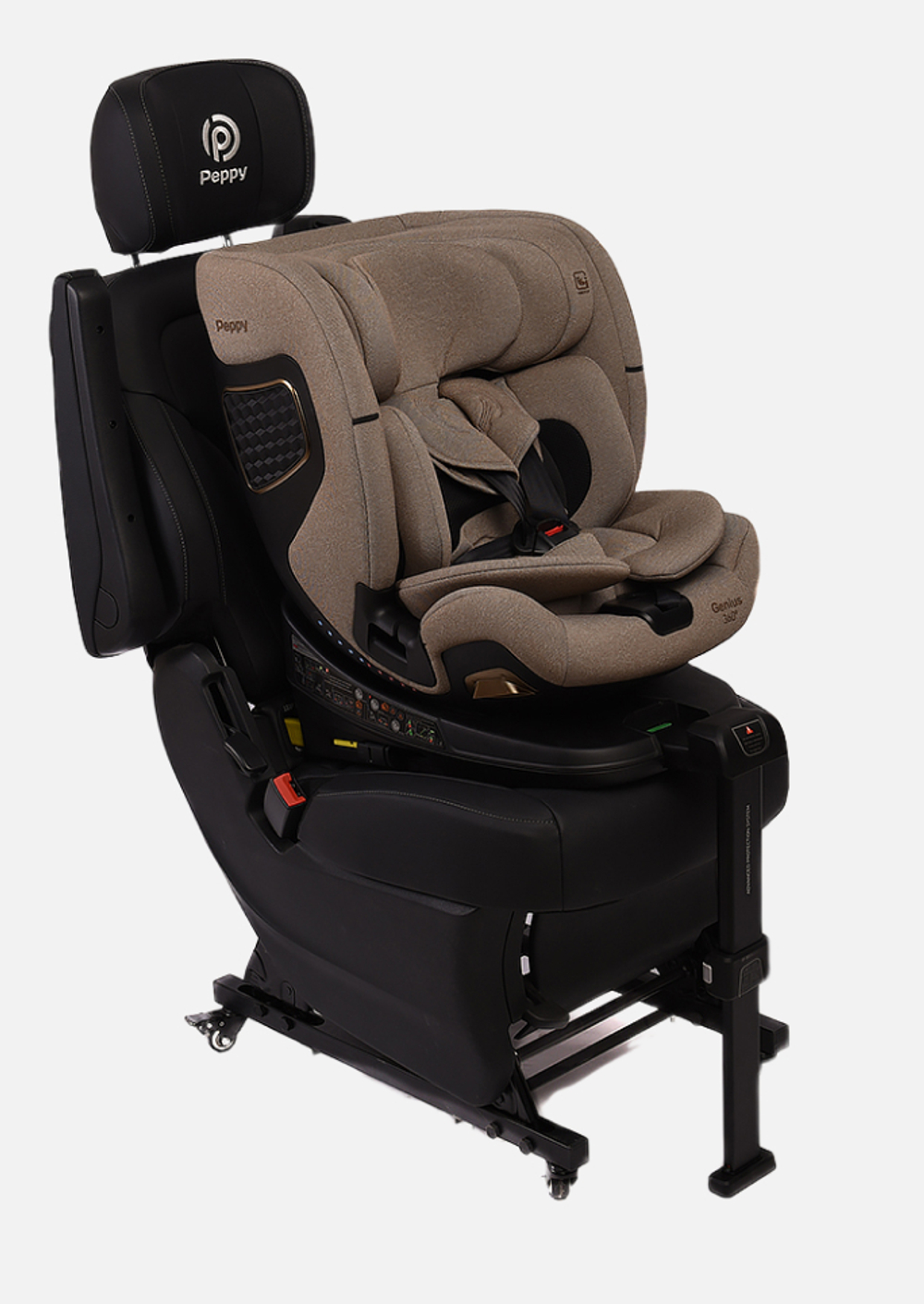 Peppy Автокресло Genius 0-36 I-Size 40-150 см Brownie