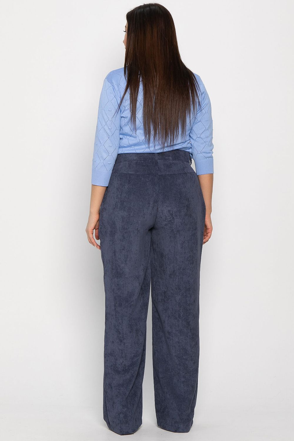 Брюки вельветовые Брауни (синие) Б14901-25М LT Collection