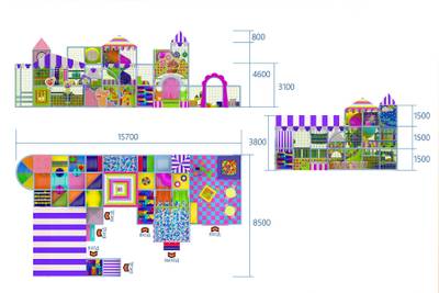 Детский игровой лабиринт «Сахарные Тропы»