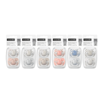 Набор физиологических пустышек Suavinex Birdies бежевый, 0-6 мес, 2 шт