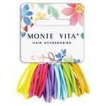 Резинки для волос НАБОР 30 шт., 0,25х9см, разные цвета, MONTE VITA, 457041