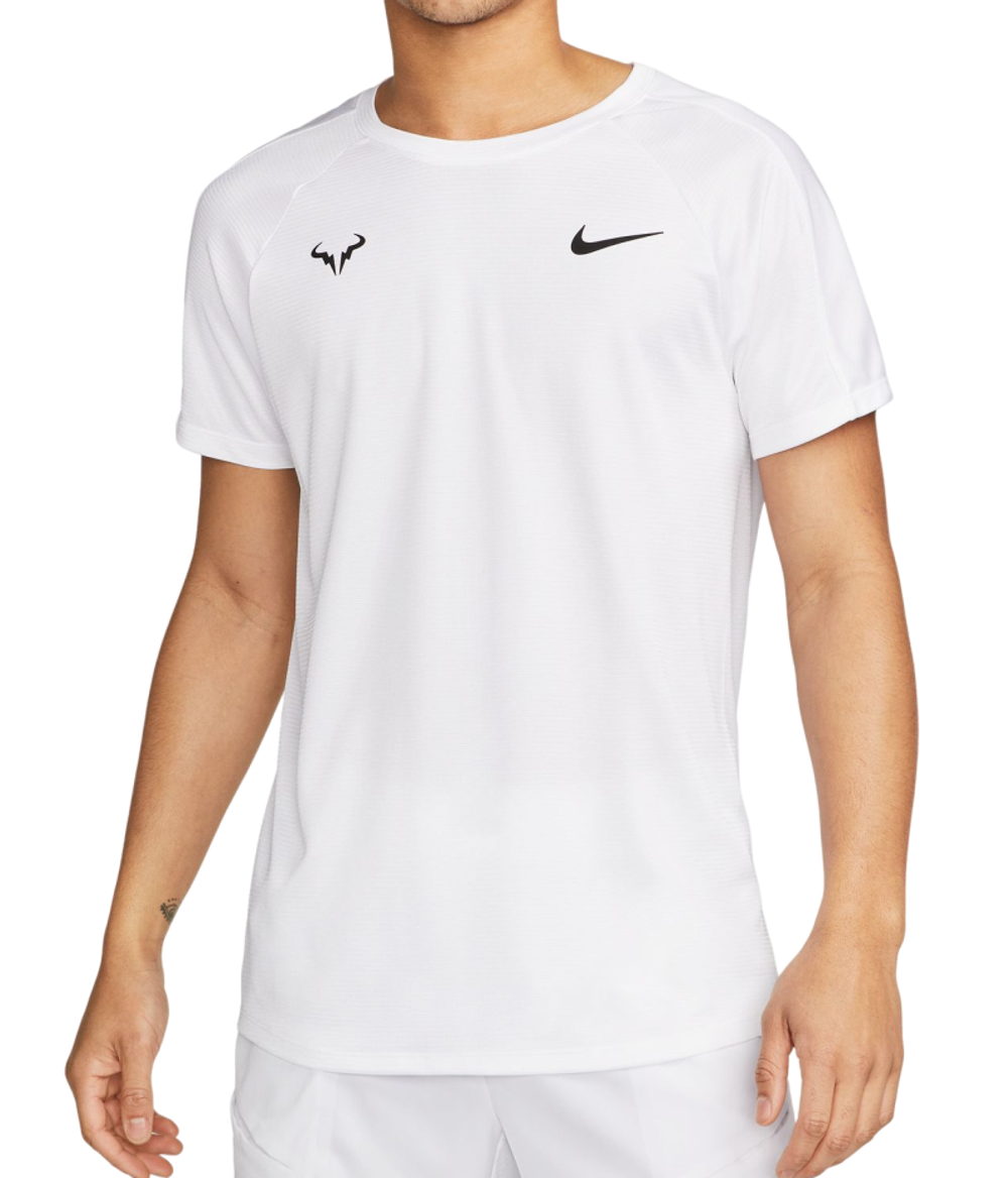 Мужская теннисная футболка Nike Rafa Challenger Dri-Fit Tennis Top - белый