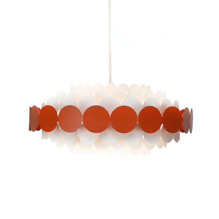 Pendant design lamp Doria Leuchten by B22 Design (Red)