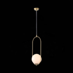 SL1118.203.01 Светильник подвесной ST-Luce Золотистый/Белый E27 1*40W PENOLO