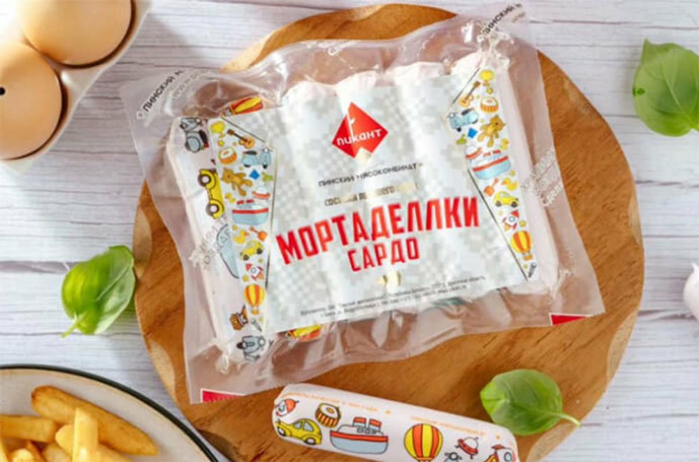 Сосиски "Мортаделлки сардо" 300г. Пинск