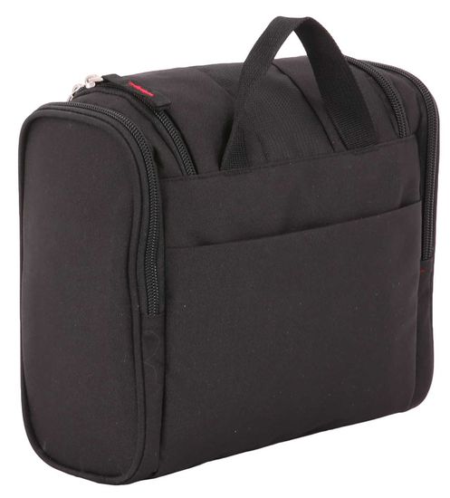 Несессер SWISSGEAR, чёрный, полиэстер, 26х7х23 см