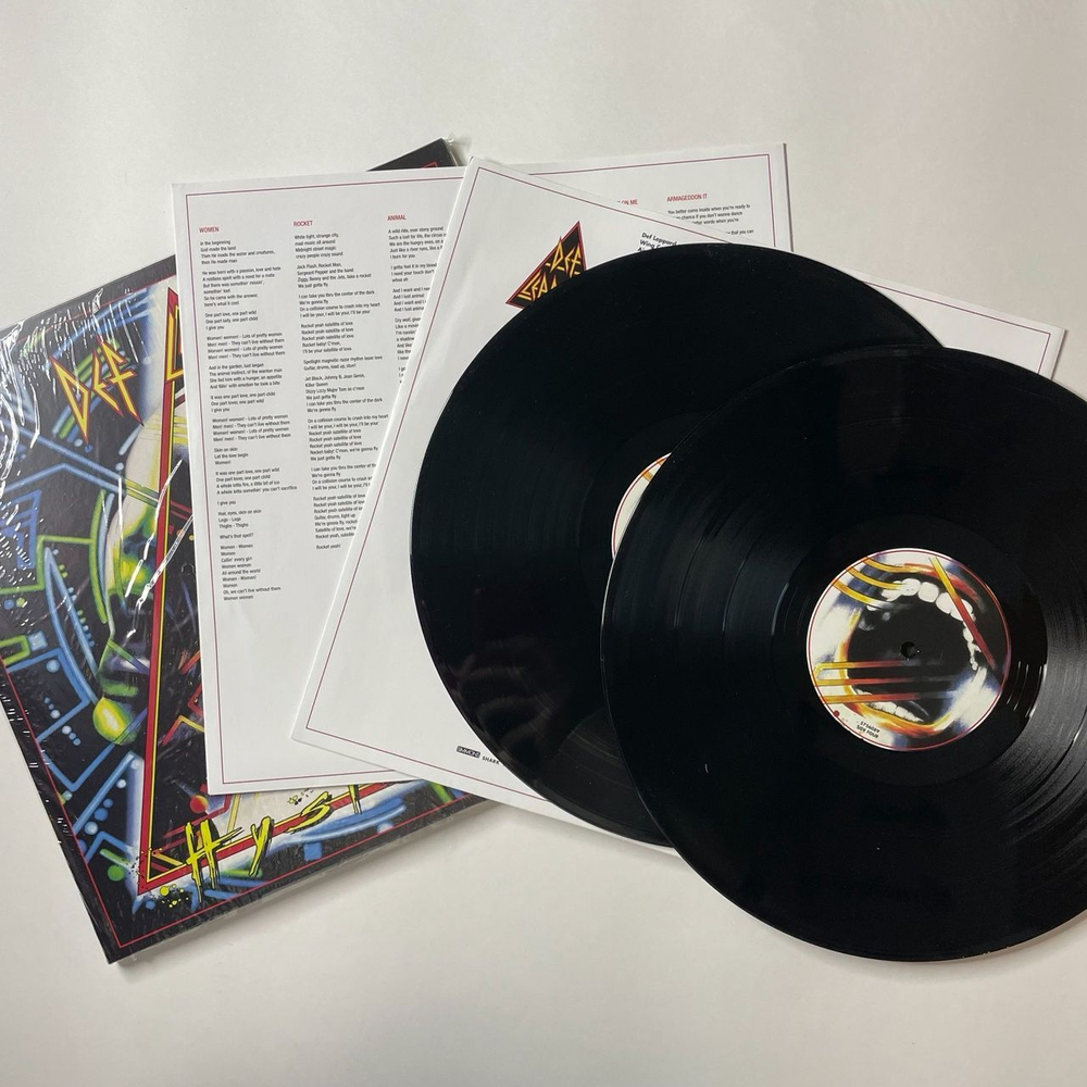 Винтажная виниловая пластинка LP Def Leppard Hysteria (Germany 2017) 2LP