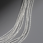 Перламутр морских ракушек, бусины в форме шара, 2мм,белый