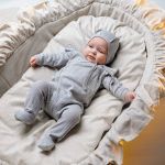 Чепчик "Жемчуг" из ажурного хлопка 0+