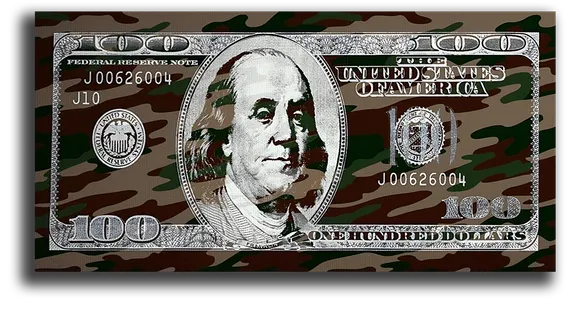 Постер "Доллар цвета хаки"