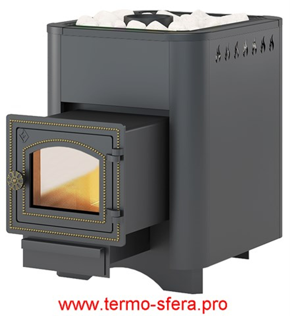 Печь ВЕЗУВИЙ Русичъ Антрацит 12 (ДТ-3С)