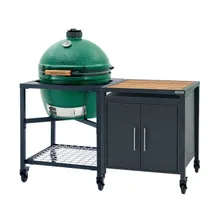 Керамический гриль Big Green Egg XL XLarge (очень большой), 61 см, на модульной подставке с тумбой