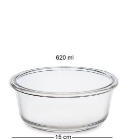 GAEM Home HM-01/24-B Контейнер круглый стеклянный 620 мл