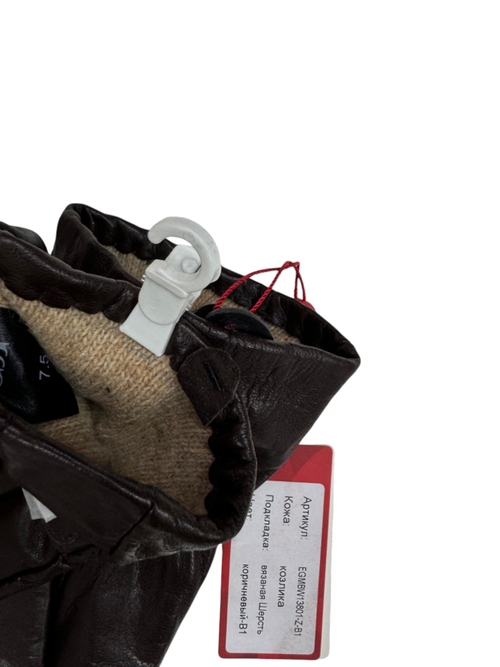 Перчатки. Женские. Материал верха: Кожаные люкс качества. Подклад: Трикотаж-шерсть.5 шт в упаковке