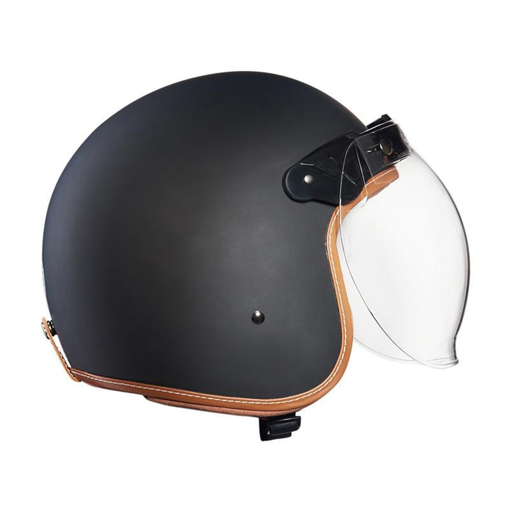 Шлем открытый Royal Enfield, цвет - черный, размер - L (600 мм), арт. RRGHEN000144 (HEAW20019MATT BLACK)