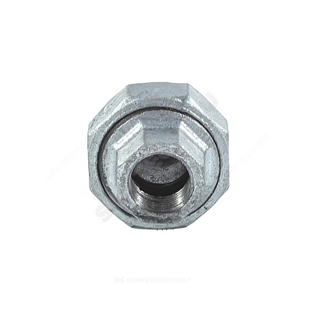 Соединитель прямой американка чугун оц Ду 40 (1 1/2") ВР/НР Fittex PLUS