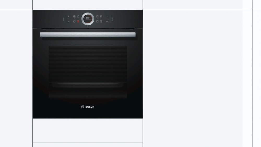 Встраиваемый духовой шкаф BOSCH HBG675BB1